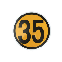 途务 减速牌 限速慢行牌限速标 35公里 块