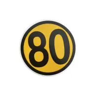 途务 减速牌 限速慢行牌限速标 80公里 块