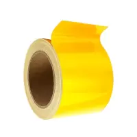 途务 反光警示胶带 黄色宽15cm*25m 卷