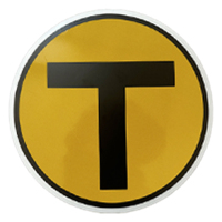 众城应鑫 T字牌减速牌 400mm 块