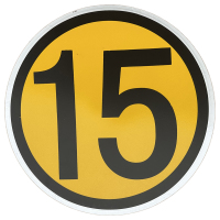 众城应鑫 限速牌反光膜 直径400mm 张