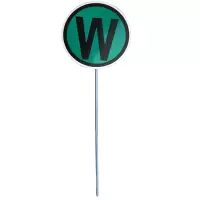 众城应鑫 减速牌 限速牌慢行牌w字牌反光警示牌 带架 块