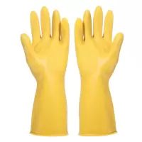 永满铁运 橡胶手套 乳胶手套 长袖M 双