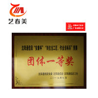 艺春美 奖牌 340*500mm 计价单位:个