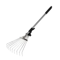 瑞季勤 钢丝耙 树叶耙 伸缩型 把