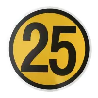 瑞季勤 限速牌减速牌限速慢行牌 25公里 块