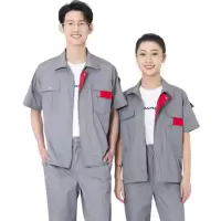 惠铁男女耐磨短袖工作服 短袖 套