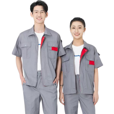 惠铁男女耐磨短袖工作服 短袖 套