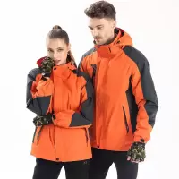 惠铁防寒防风保暖可拆卸冲锋衣 三合一 件