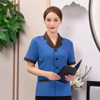 惠铁酒店宾馆物业保洁工作服 短袖 件
