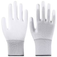 惠铁 PU涂指涂掌防静电劳保手套 尼龙 双