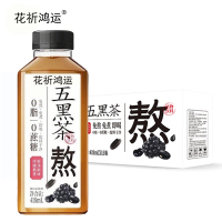 花祈鸿运 五黑茶418ml*15瓶