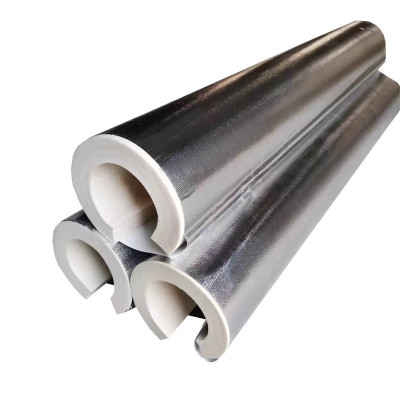 艳俏 聚乙烯保温管 防寒阻燃铝箔保温棉 内径60(2寸)厚15mm 米