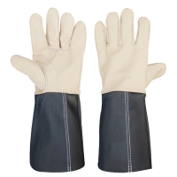 标楷 头层全皮电焊手套 37CM长款 双