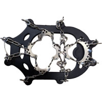 标楷 8齿不锈钢防滑链冰爪 束缚带款 双