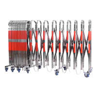 区南 不锈钢伸缩围栏 伸缩护栏 1.5*10m 个