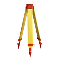 区南 全站仪三脚架 黄漆木 个