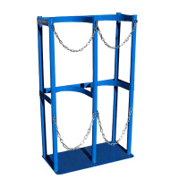 区南 气甁架 气瓶固定架 双瓶600*310*1000mm 组