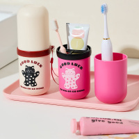 梵特旅游用品必带神奇透明旅游洗漱杯收纳防尘洗漱杯牙刷牙膏收纳