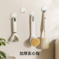 梵特 铁艺挂钩免打孔简约衣帽挂钩厨房浴室门后挂钩