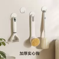 梵特 铁艺挂钩免打孔简约衣帽挂钩厨房浴室门后挂钩