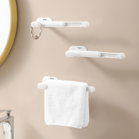 梵特 假发皮圈厨房衣柜门后伸缩挂钩入户壁挂墙壁衣帽钩挂衣钩免打孔衣架