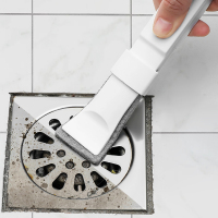 梵特 百洁布清洁铲缝隙边角清洁刷铲一体卫生间地漏清洁工具