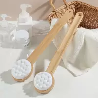 梵特 洗澡猫爪刷软毛长柄沐浴刷后背不伤肤搓泥搓澡巾搓背浴刷身体