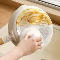 仿丝瓜络刷锅神器不粘锅锅刷洗锅短柄清洁刷不伤锅具不掉屑厨房用品家用