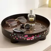北欧ins风化妆品收纳盒网红首饰托盘水果客厅卧室托盘浴室置物托盘