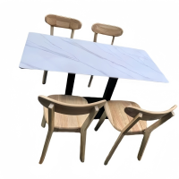 妙礼餐桌椅四椅1.4米套