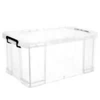 鑫木樽透明塑料箱66*44*35cm个