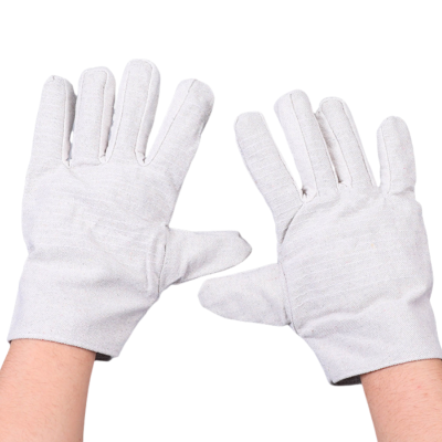 鑫木樽帆布手套24道线双