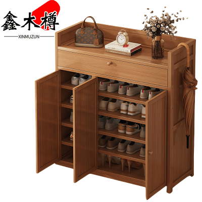 鑫木樽鞋柜90*32*107cm个