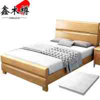 鑫木樽床+床垫120cm套