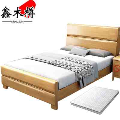 鑫木樽床+床垫120cm套