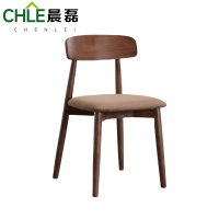 晨磊 靠背椅 43*49.5*81.5cm(棕色麻布) 把