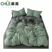 晨磊 四件套 220*240cm(清新灰) 套