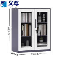 义尊玻璃矮柜两门台