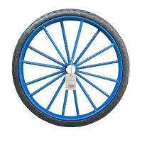 丰奋 手推车轮子 翻斗车轮 18寸58cm实心 个