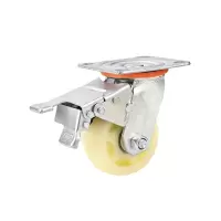 丰奋 尼龙万向轮 4寸带刹车 个