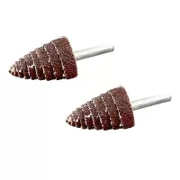 Leecbb 带柄锥形砂布磨头 6*25(120#) 个