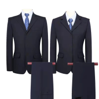 天富星新款商务制服西装工装工作服 春秋 套