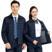 天富星 夹克工作服制服工装作业服 套装 套