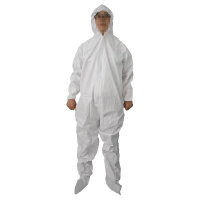 天富星  无纺布防护衣一次性防护服 连帽连脚  件