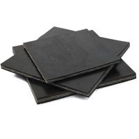 铁工邦 夹布橡胶板夹线耐磨橡胶垫 一层布1米*5mm约5.2米长 卷