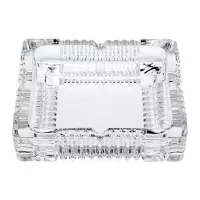 优彩嘉 烟灰缸 大号方形玻璃 YCJ-S18