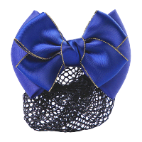 优彩嘉 头花 金边蓝色细网 SPTH01 个