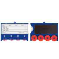 亿洛莱 全磁四轮料签 65*100mm 个