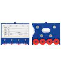 亿洛莱 四磁四轮料签 75*100mm 个